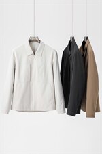 2026年春新款通勤外套行政上衣男士简约翻领休闲夹克，男装夹克，星座914