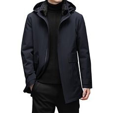 冬中年男加厚羽绒服男冬季休闲爸爸冬装外套上衣YYYR028859-P360，男装羽绒服，电商B212（原钱塘6029）