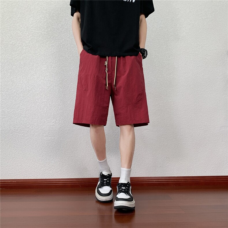 夏冰丝速干透气薄款五分短裤DK062模特酒店锦纶(S-2XL)TP25,男装休闲裤,电商A088