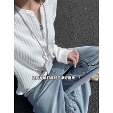 XZ809A/VL666/特P24/控48美式半拉链肌理感长T恤卫衣，男装T恤，星座809A(原222-1)