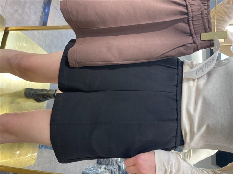 卫衣空气短裤黑色咖啡色MLXL，女装卫衣/绒衫，欧诗尚