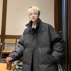 美式pu皮衣做旧男外套加厚棉服保暖面包服PU051P85直播，男装皮衣，星座1904A-1