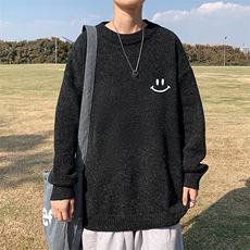M19204-P45加绒款-P65加厚加绒毛衣男大码毛线衣男针织衫男线衫，男装针织衫/毛衣，电商A040