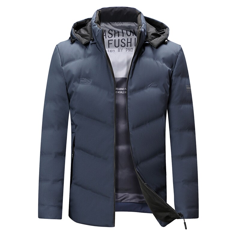 2023冬季新款羽绒服男常规连帽保暖厚款羽绒外套男装SJ72056-P260图片