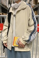 2021年男装学院风秋季新款港风休闲宽松学生上衣ins外套W586-P50，男装夹克，星座512-4
