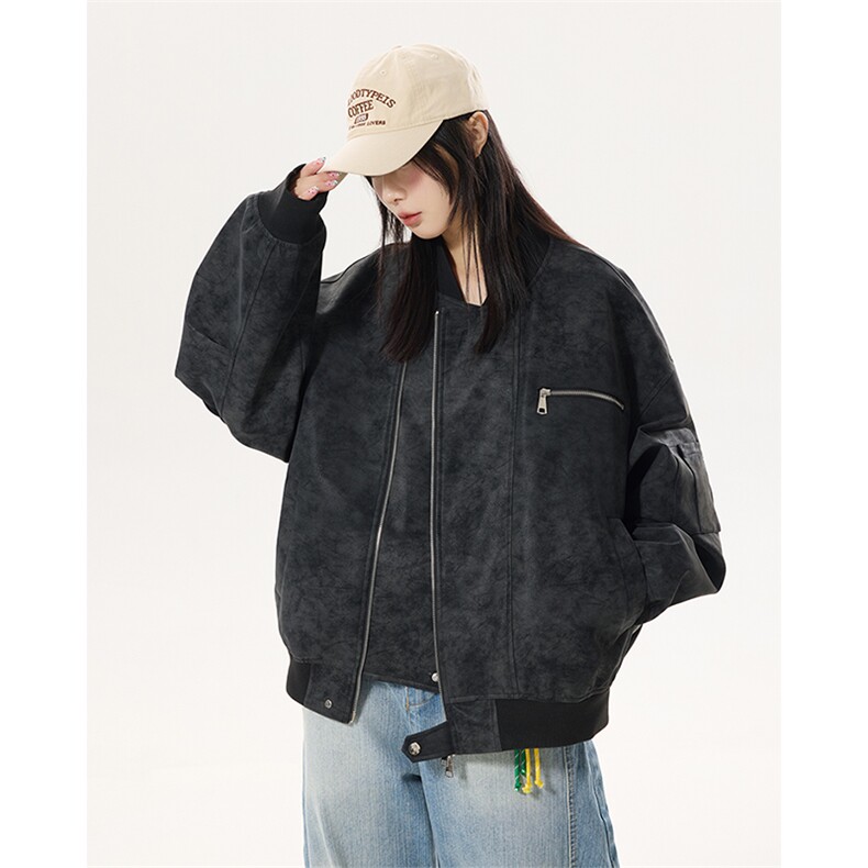 抖音得物痞帅外套男ins高街潮牌港系原宿风韩版潮宽松夹克AY1037，男装夹克，电商A443