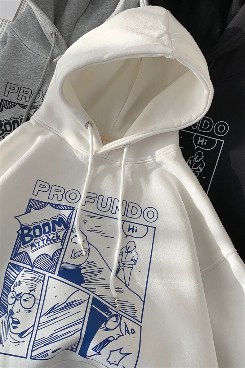 主推中性风卫衣男连帽宽松外套X-416B-1-WL114-P45限58,男装卫衣,星座416B-1