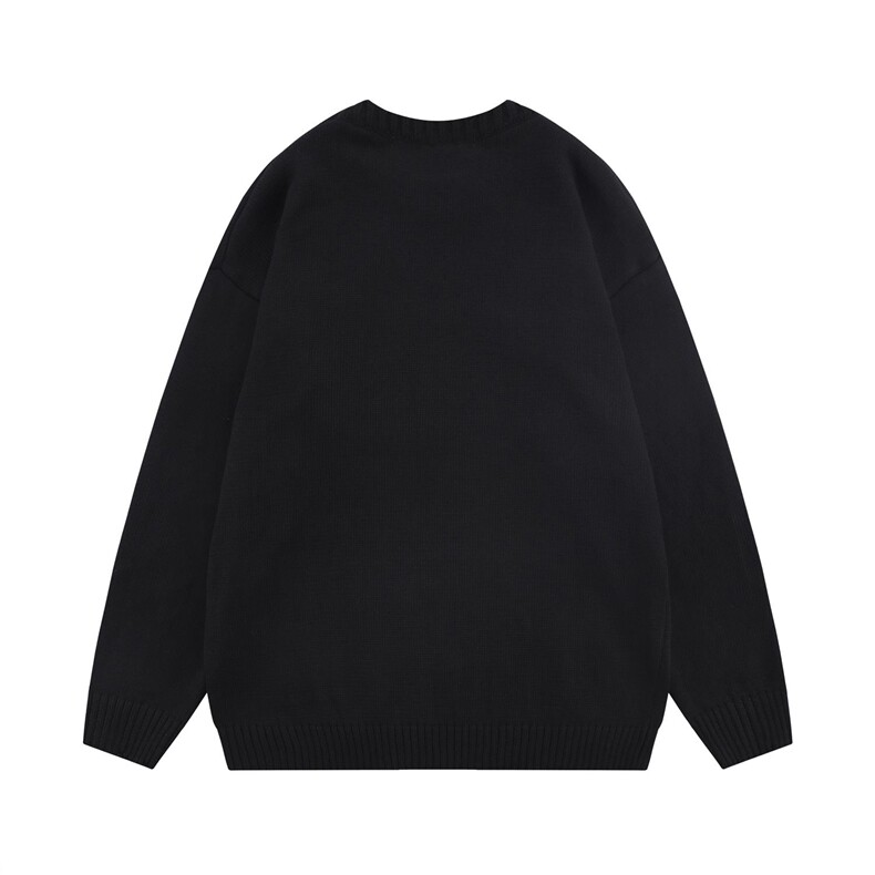 秋冬情侣款新款针织衫圆领毛衣男装港风宽松X5618-P80控99,男装针织衫/毛衣,电商A061-1