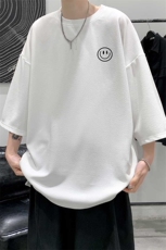 Q11224-P30春夏季七分袖t恤男大码五分袖男短袖中袖大皂风，男装T恤，电商A040