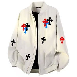 美式飞行夹克棒球服男春秋新款高街潮印花外套潮牌百搭HH119 P39，男装夹克，星座1013-5