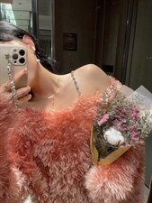 露肩钻带毛衣，女装针织衫/毛衣，CHERRY·印