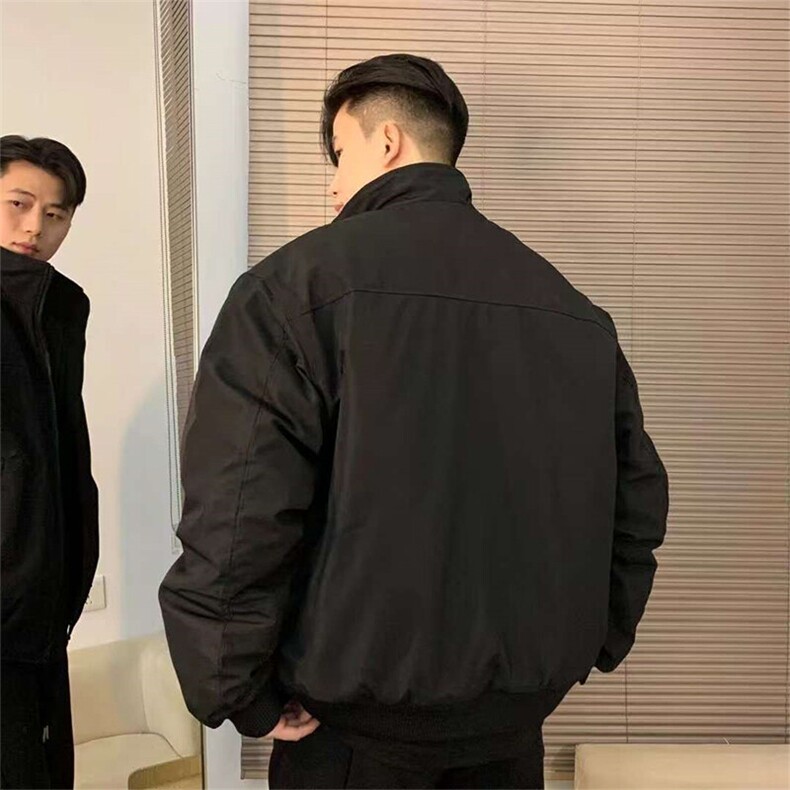 黑色直筒加绒卫裤男春秋季垂坠感高级感裤子弯刀美式运动休闲长裤,男装夹克,星座508（原C305）