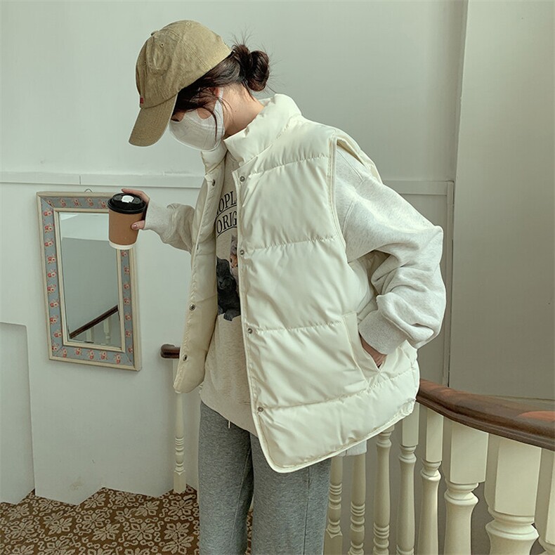 2025新版棉服秋冬短款马甲潮流时尚韩版宽松棉服M109-p55,男装背心/马甲,星座911-3