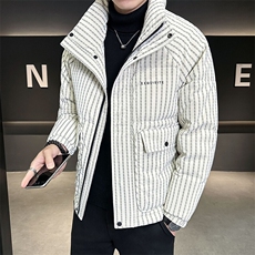 标50白鸭绒带报告男装羽绒服皮羽绒外套C317-Y830-P295，男装羽绒服，电商C317