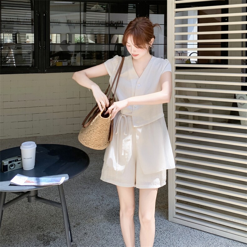 现货主推女夏新款休闲减龄穿搭两件套A2610-139-K218,女装套装/套裙,美静678