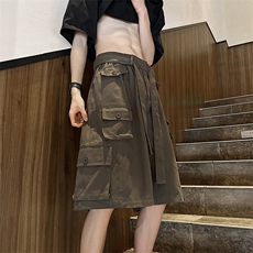 潮牌春秋印花ins宽松型五分裤文艺男潮青春流行休闲裤日系，男装休闲裤，星座716-2
