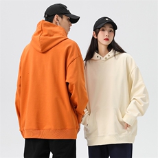 春秋季新品连帽卫衣薄款慵懒风宽松纯色潮牌上衣A305-DF38-P80，男装卫衣，电商B306