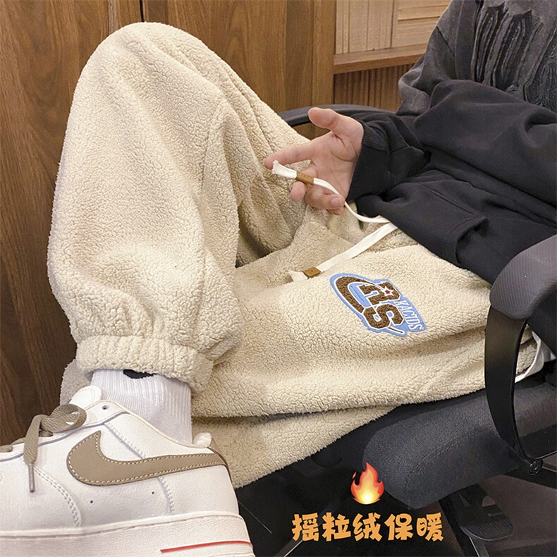 冬季加绒加厚摇粒闲保暖休闲裤712-kk382P55控69,男装休闲裤,星座712