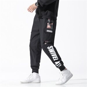 M-9XL男大码弹力束脚工装休闲裤5032-1_M-4XLP55 5XL-9XLP65图片
