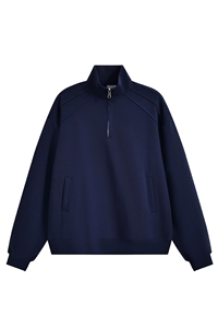 重磅500克拼接圆领卫衣加绒奥粒绒拉链POLO衫外套男 RH5316JR-P59图片