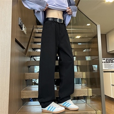2025休闲裤男士新款宽松直筒阔腿爸爸装长裤男春秋M2555-P45，男装休闲裤，星座509