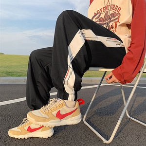 2023夏季新款韩版宽松百搭休闲裤子日系束脚运动裤 K4027-P30图片