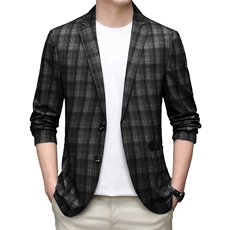 2023年春款男士上衣无缝单件西服P205，男装西服，电商D223-1
