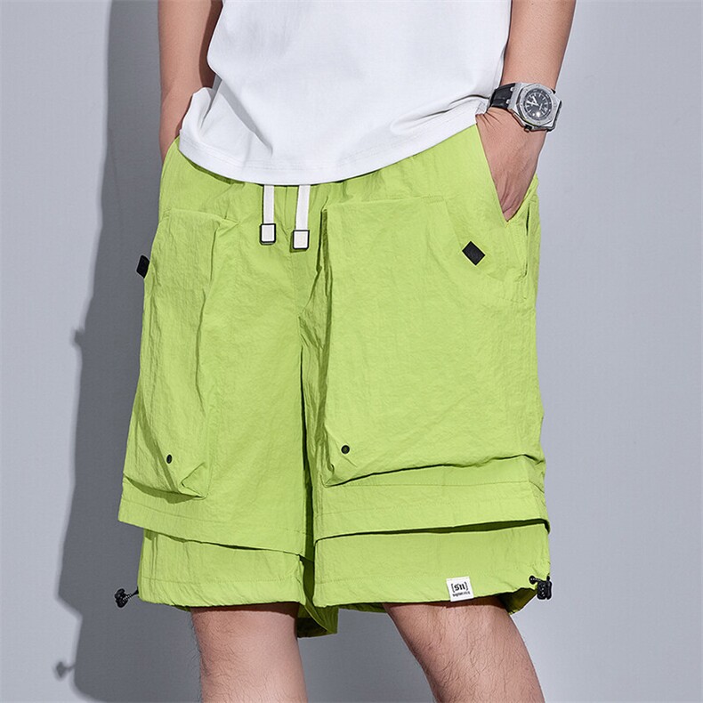 夏季情侣户外薄款透气工装短裤宽松运动短裤21005-p49控99，男装牛仔裤，电商D236（原A051）