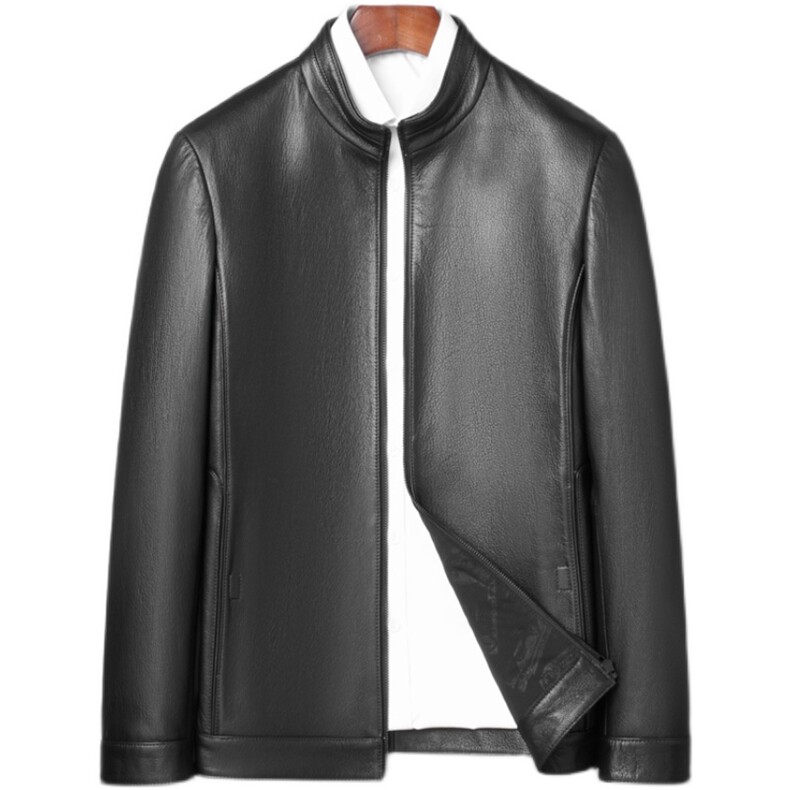 BL-DK9822海宁皮衣男绵羊皮夹克外套韩版修身商务男装P850，男装皮衣，电商B360