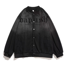 2026春复古牛仔夹克男街头涂鸦工装外套JK3315，男装夹克，星座1108