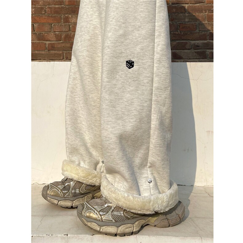 冬季保命神裤~加绒加厚保暖直筒裤休闲棉裤1XZ502-K777-P65控95，男装棉裤，星座502