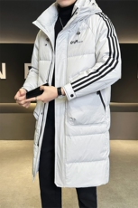 50白鸭绒中长款男装羽绒服连帽加厚保暖外套C317-Y6150-P265，男装羽绒服，电商C317