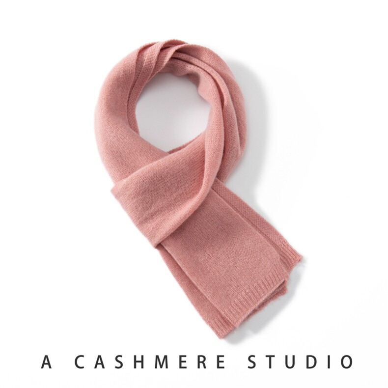 已质检-山羊绒Cashmere围巾短款加厚粗针针织围脖可亲子/情侣,饰品围巾,圣极绒童装