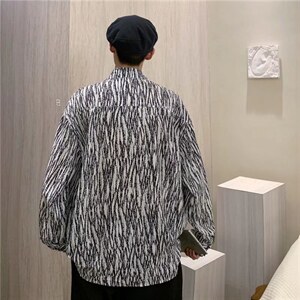 长袖衬衫男港风日系外套C735P35,男装衬衫,星座1116-2