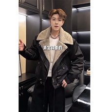 秋冬座山雕复古真两件保暖外套夹克男潮JK2378-P168(网图），男装夹克，电商B267