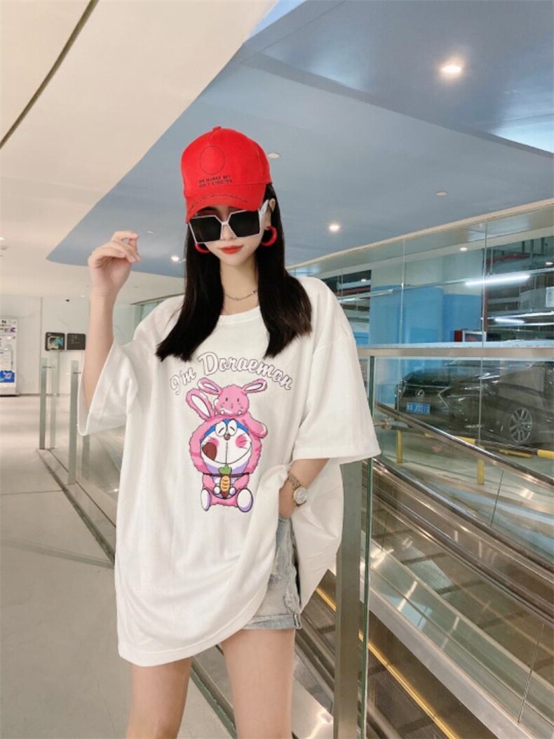 启航夏季两面穿懒人T，女装，启航