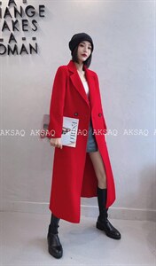 (现货)秋季新款羊绒大衣图片