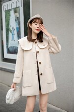 现货供应：冬装新款双面羊绒大衣外套M一XX，其它，拉思维加丝