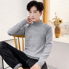跑量款新款半高领针织衫毛衣403-1-M32-M到3XLP20-4XL到5XL-P25，男装针织衫/毛衣，星座1018