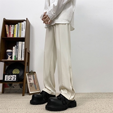 直筒西裤男2025春夏新款ins潮流运动阔腿宽松休闲西裤XK301-P50，男装西裤，电商A178