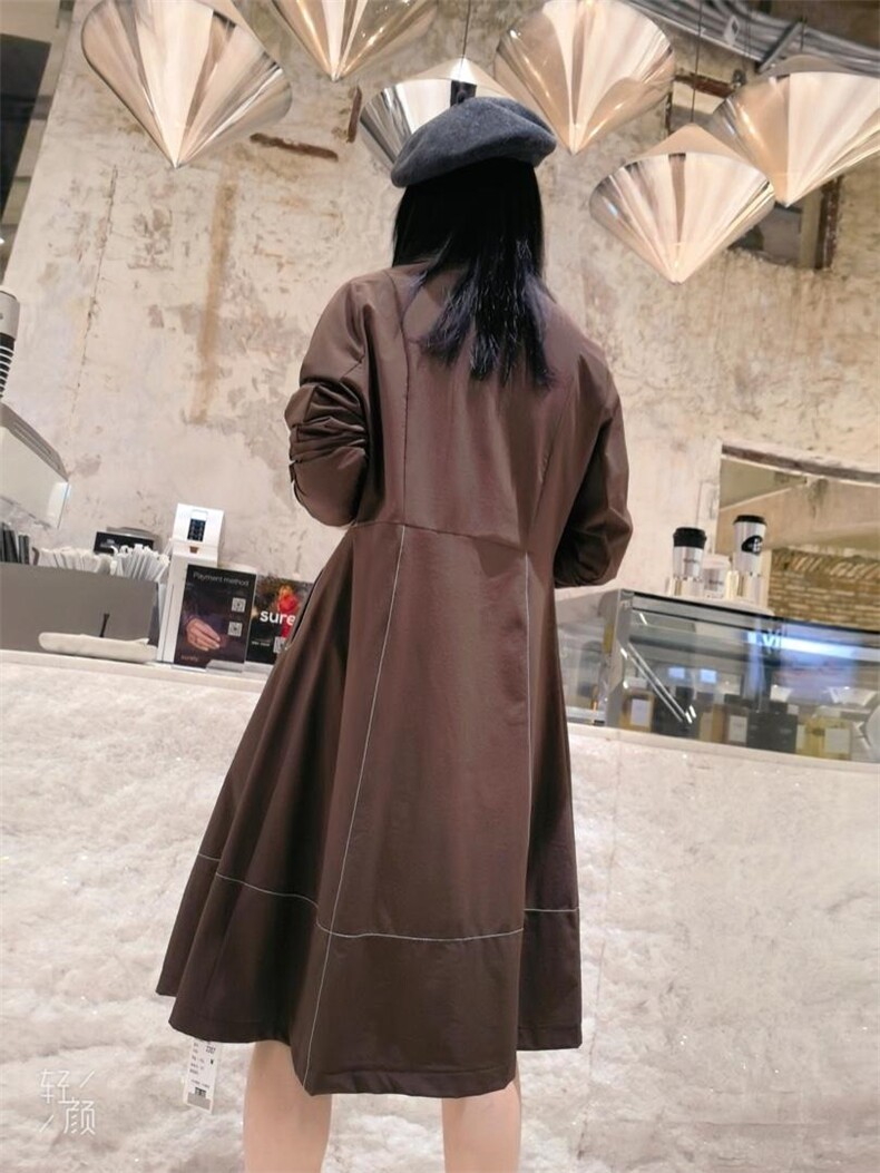 【现货】春季新品明线设计风衣外套，女装风衣，得瑟空间