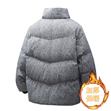 新款大码冬季棉袄外套棉服休闲加厚保暖立领宽松A436-562-P95，男装棉衣，电商A436