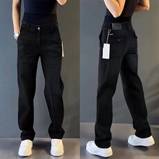 1506A/G93250/P52复古水洗牛仔裤男高街小众阔腿裤潮，男装牛仔裤，星座1506A