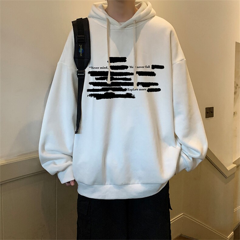 连帽卫衣男大码胖子帽衫大号运动服WY2445-P35图片