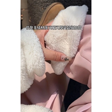 加厚仿兔毛绒休闲裤防寒直筒滑雪裤男女登山裤D7048-TP5088，男装休闲裤，电商A102