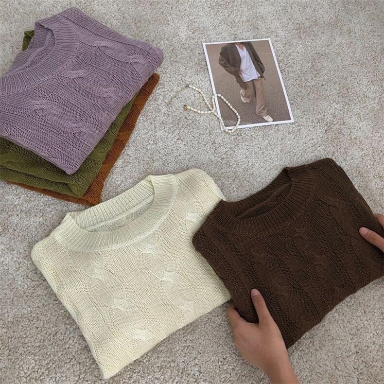 款号：WM0014 名称：花短款毛衣，女装针织衫/毛衣，BD