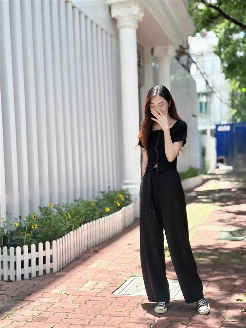 2025年秋季太平新款宽松茧型弯刀裤运动休闲裤子,女装休闲裤,泰合衣坊