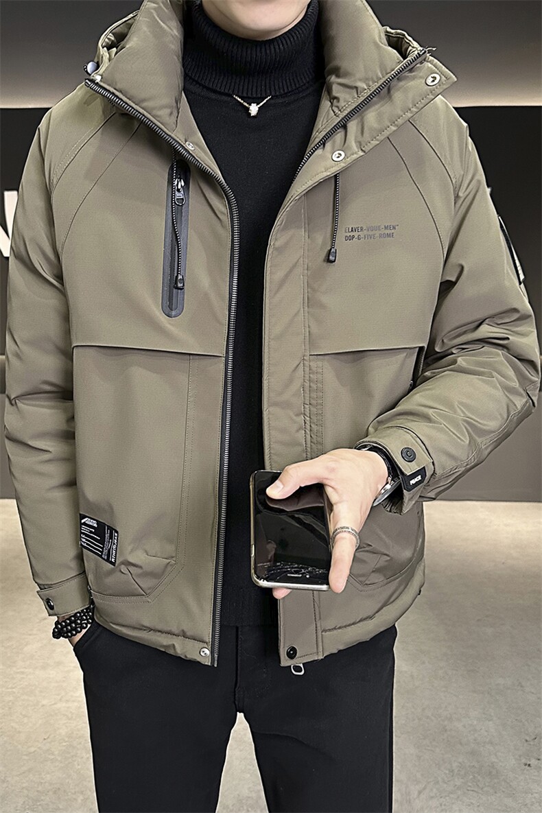 标男士冬装连帽工装加厚外套羽绒服521/915-P185,男装羽绒服,星座703-1