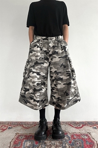 903-AK056-特P55  【S-3XL】 白迷彩七分短裤4图片