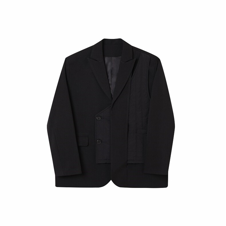 红炸街西服外套男高级感黑色上衣设计感小众A345-181-P135,男装西服,电商A345